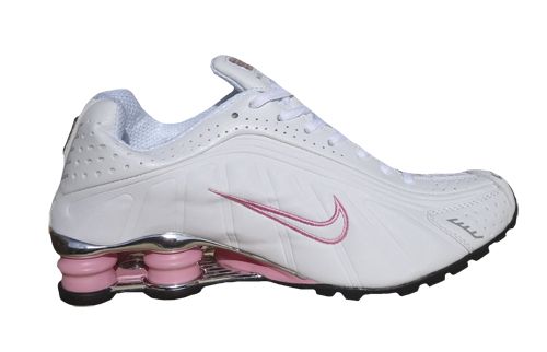 Nike Shox R4 Branco e Rosa